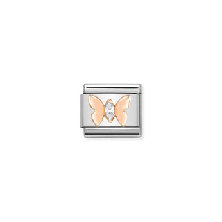 Nomination - Link Symbols 9k rose gold  Butterfly