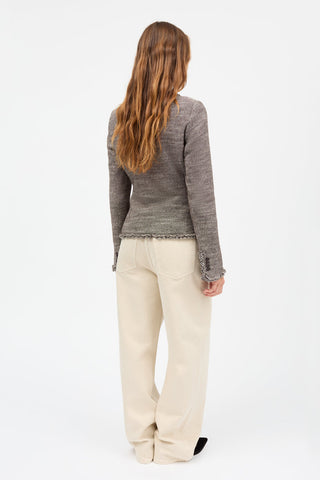 SKALL - Rosa Jacket - Brown/Ecru