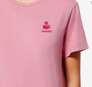 ISABEL MARANT ÈTOILE - Aby Tee Shirt - Bubblegum/Granita