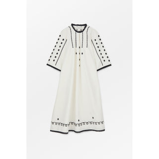 SKALL - Freya Dress - Silenced White/Black