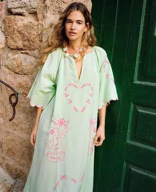 SISSEL EDELBO - Belma Dress - Patina Green