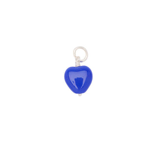 Pico Copenhagen - French Heart Pendant - Blue Silver