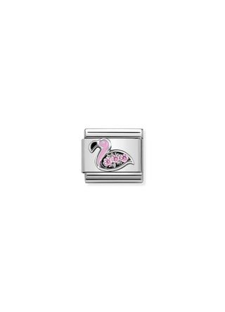 Nomination - Link SYMBOLS 925 sterling silver Flamingo with Pink CZ