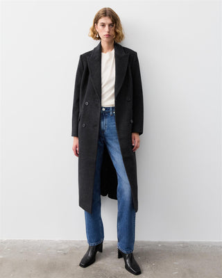 THE CURATED - The New York Coat - Charcoal Grey (pre-order)