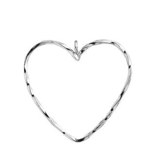 STINE A - Funky Heart Pendant - Silver