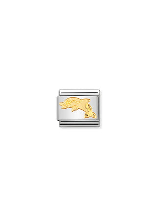 Nomination - Link ANIMALS (WATER) 18k gold DOLPHIN