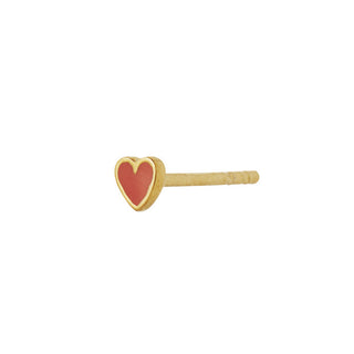 STINE A - Petit Love Heart - Coral Gold