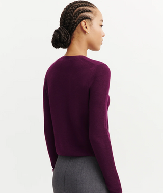 BOMPARD - Plain Knit Cardigan - Oxalis