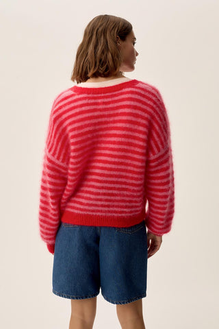 DES PETITS HAUTS - Alvaro Cardigan - Bubble/Tomate