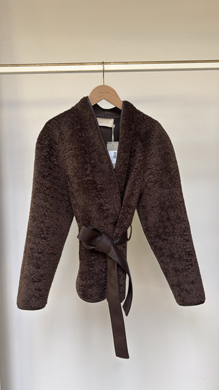 VANESSA BRUNO - Fur Jacket - Brown (pre-order)