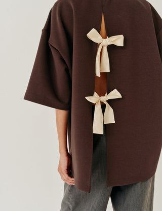 The Garment - TG Bow Tee - Espresso