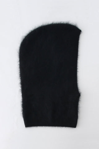 THE CURATED - The Fluffy Cashmere Balaclava - Black