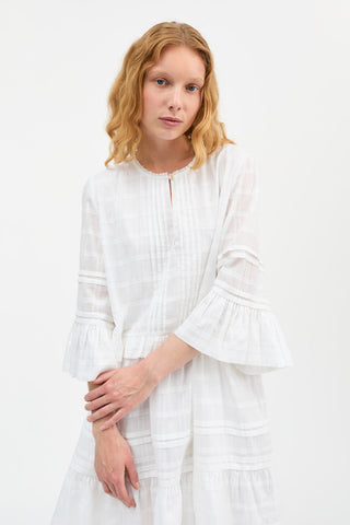 SKALL - Fiore Dress - Optic White