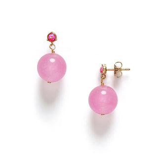 ANNI LU - Pink Bubbles Earring - Gold