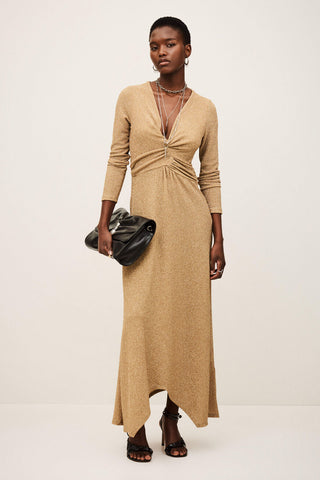 BA&SH - Brady Dress - Gold