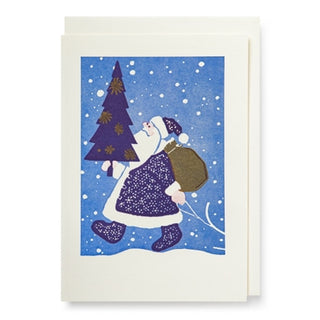 Archivist - Card Vintage Father Christmas