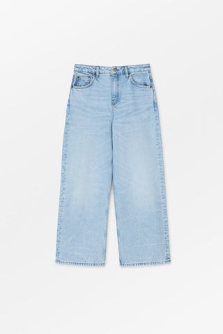 SKALL - Taylor Cropped Jeans - Worn Light Blue