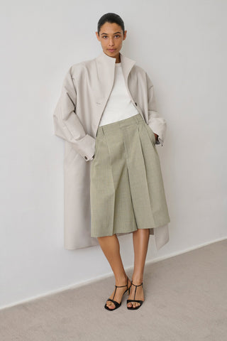 SOEUR - Hyacinthe Coat - Gris Clair