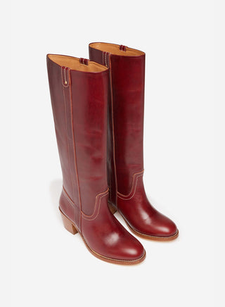 VANESSA BRUNO - Bottes 60mm Boot - Beetroot