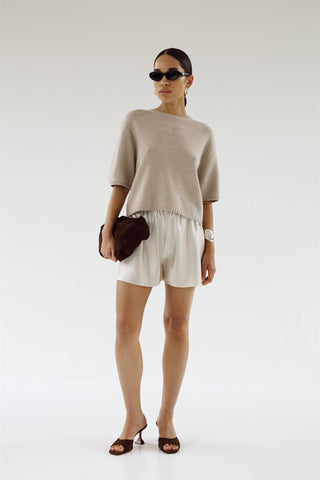 ALMADA LABEL - Fei T-shirt - Taupe