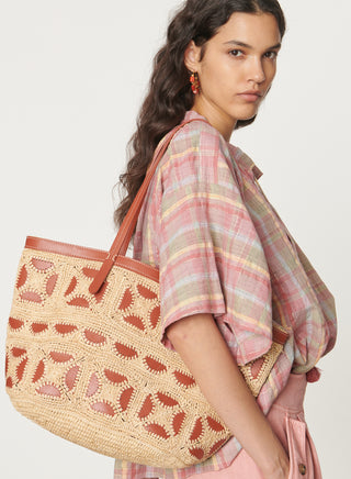 VANESSA BRUNO - Panier - Cognac