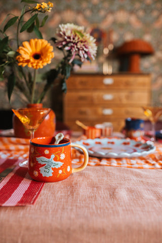 All The Luck in the World - Mug Red with Bird