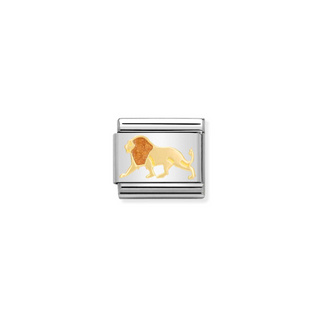 Nomination - Link EARTH ANIMALS 18k gold LION