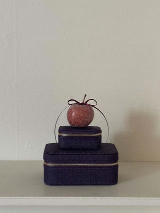 Pico Copenhagen - Large Jewelry Box - Chocolate Denim