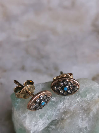 5 OCTOBRE - TINY T EARRINGS - TURQUOISE