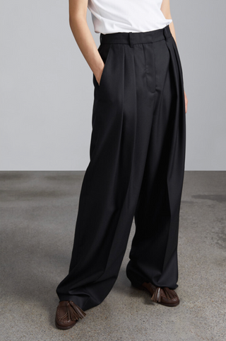 MARK TAN - Pemma Wool Pant - Black