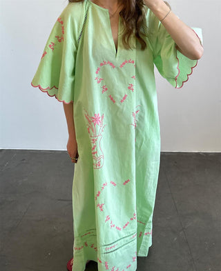 SISSEL EDELBO - Belma Dress - Patina Green