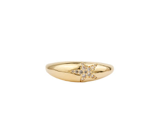 All The Luck in the World - Oasis Goldplated Ring Round Basic Star