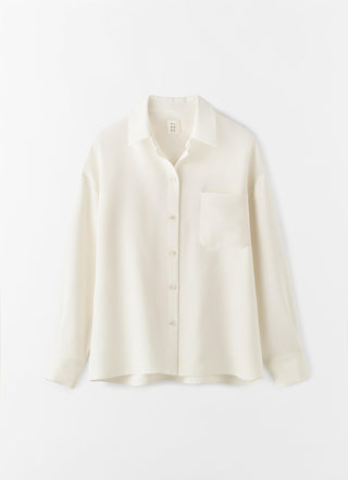 ALMADA LABEL - Finn Crepe Shirt - Cream