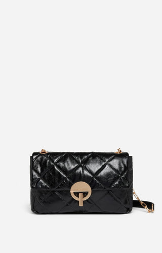 VANESSA BRUNO - Large Moon Leather Bag - Noir