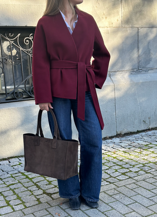 THE CURATED - The Modern Jacket - Burgundy