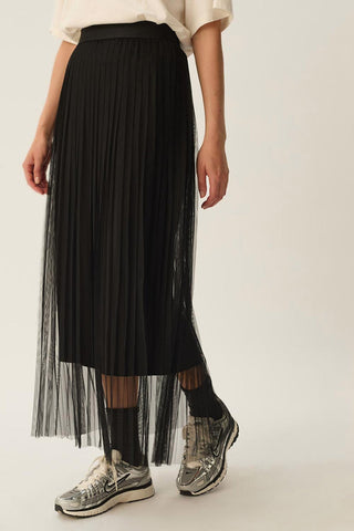 DES PETITS HAUTS - Tempo Skirt - Noir