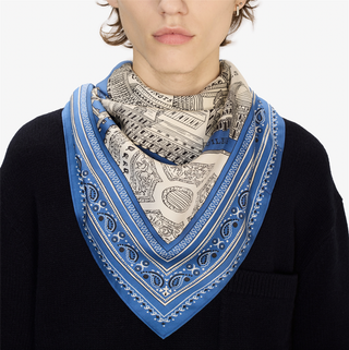 INOUI - Square Louvre 100 - Bleu