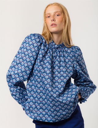 APOF - Annabella Shirt - Chevron Blue