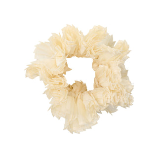Pico Copenhagen - Pleat Scrunchie - Ivory