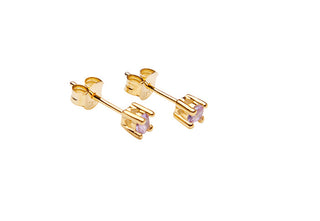 Pico Copenhagen - Cecilie Crystal Stud - Lavender