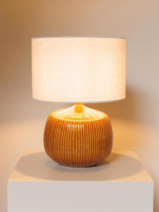 CHEHOMA - Small Mustard Lamp Estria