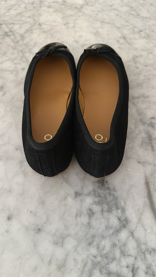 Lolo Ballerina - Coco Suede Vernice - Nero
