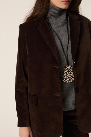 DES PETITS HAUTS - Ephyria Blazer - Coffee