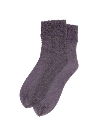 Pico Copenhagen - Thin Shimmer Sock - Dusty Lavender