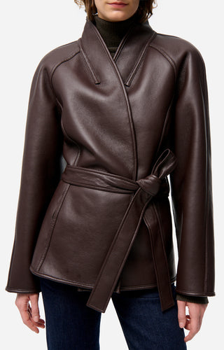 VANESSA BRUNO - Fur Jacket - Brown