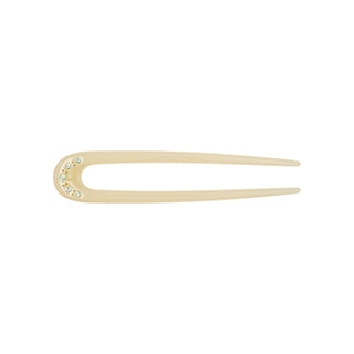 Pico Copenhagen - Sunny Crystal Hair Pin - Parchment