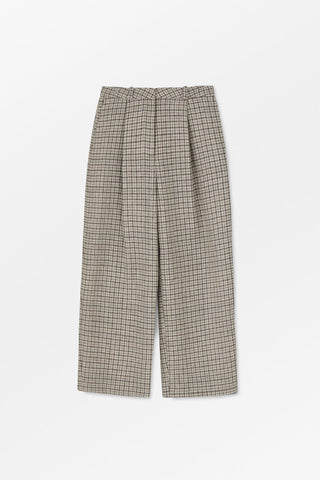 SKALL - Bob Trousers - Brown/Grey Small Heritage Check
