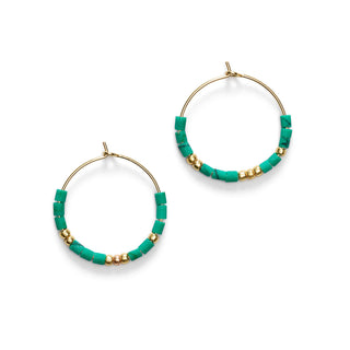 ANNI LU - Sun Stalker Hoop - Green Oasis