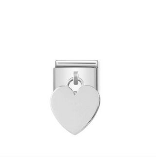 Nomination - Link PLATES 925 sterling silver PENDANT HEART