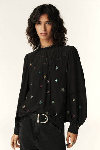 BA&SH - Binti Shirt - Noir